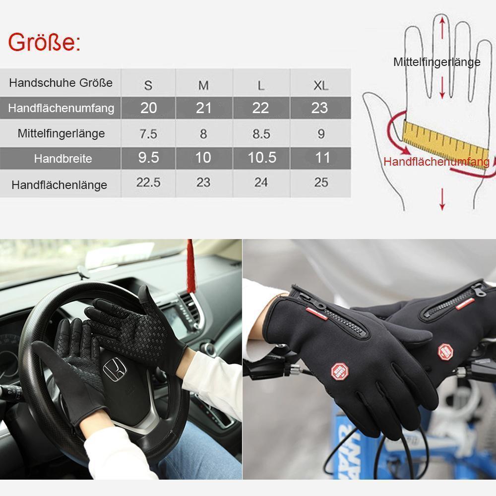 Tendaisy warme Thermo-Fahrrad-, Lauf- und Autohandschuhe