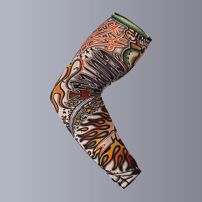 Arm-Tattoo-Ärmel mit Blumenmuster