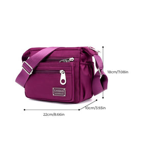 Vielseitige Crossbody-Tasche aus Nylongewebe