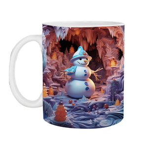 Weihnachtliche 3D-Tasse aus Keramik