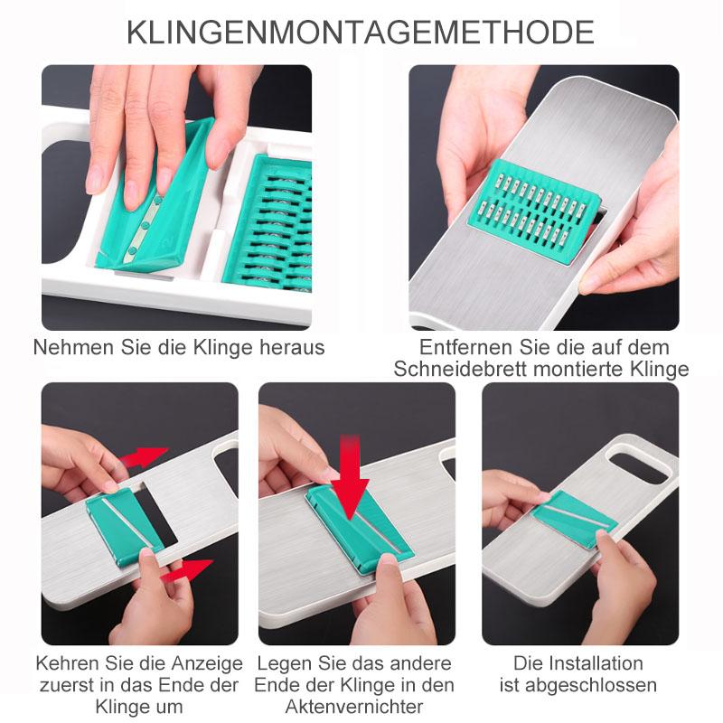 3-in-1 Gemüseschneider Schneider aus Edelstahl
