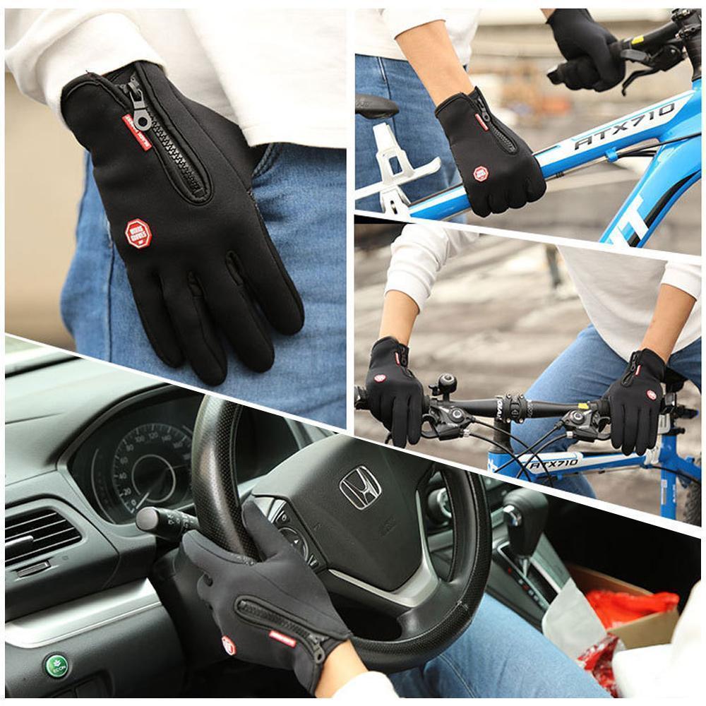 Tendaisy warme Thermo-Fahrrad-, Lauf- und Autohandschuhe