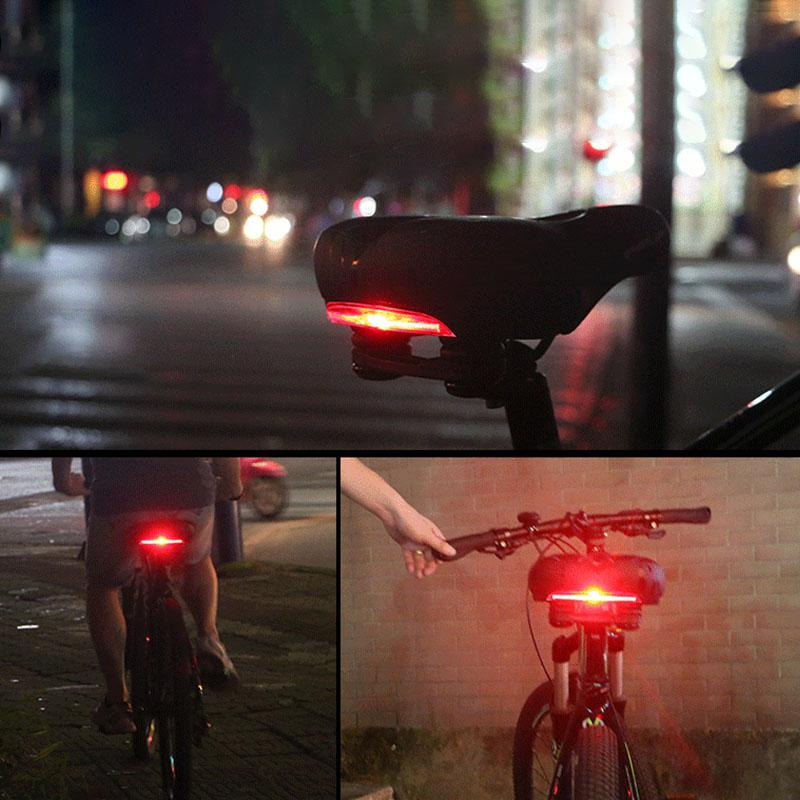 Fahrradsitzkissen mit Rücklicht