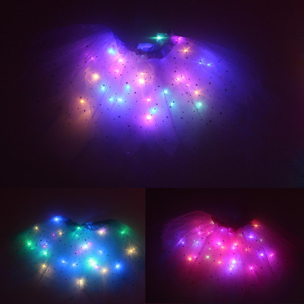 Glänzende LED Röcke + Flügel