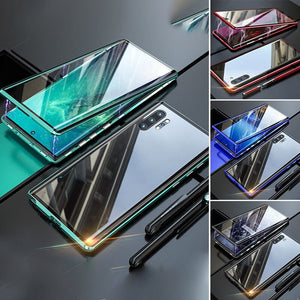 🌞Samsung magnetische gehärtete Glas-Doppelseitige Handyhülle