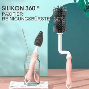 Reinigungsbürstenset aus 360-Grad-Schnuller aus Silikon
