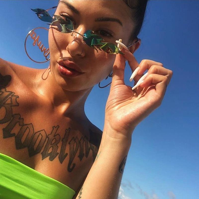 Rahmenlose Sonnenbrille