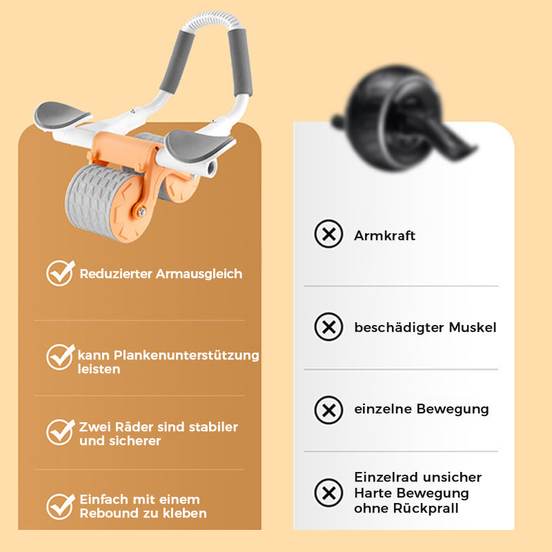 😍Automatisches Rückprall-Bauchrad