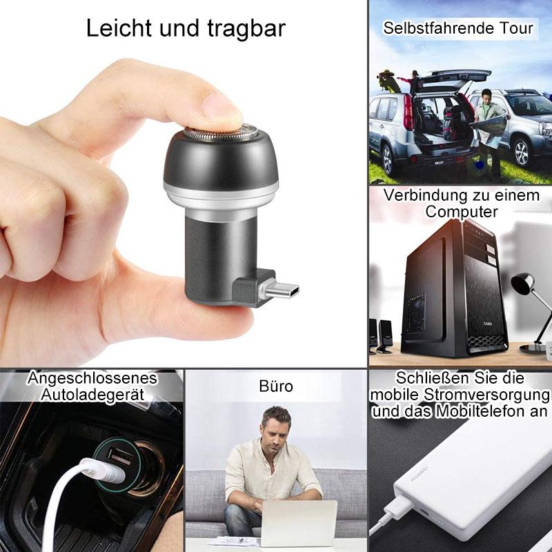 Reise Mini USB Elektromagnetischer Rasierer