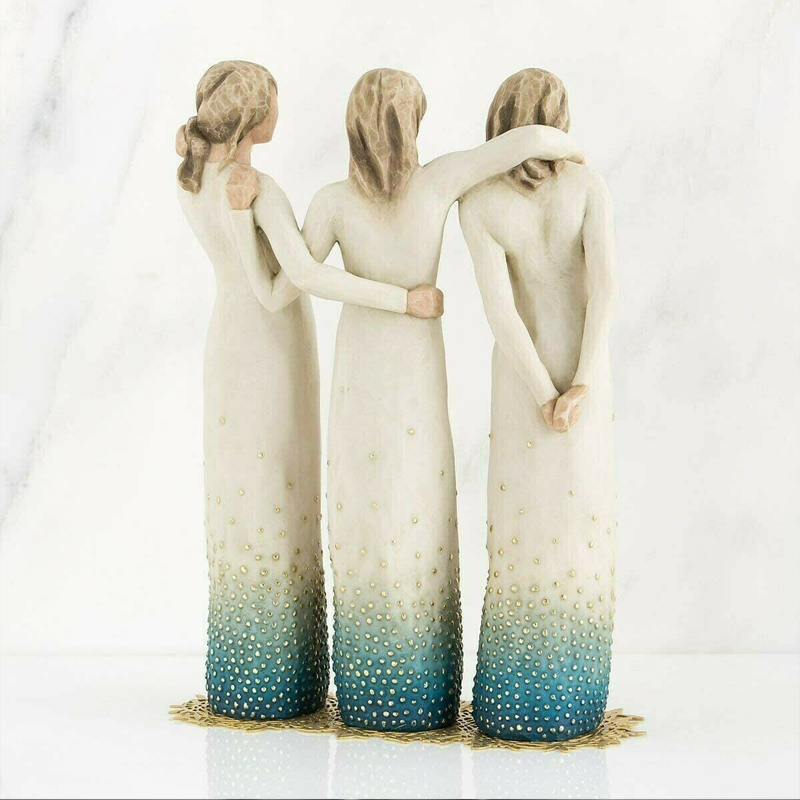 An meiner Seite, handbemaltes Kunstornament