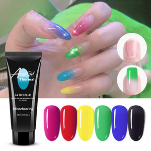 Farbwechselndes Nagelverlängerungsgel