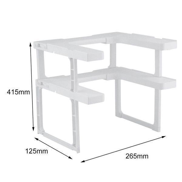 Erweiterbarer Spice Rack und Cabinet Organizer