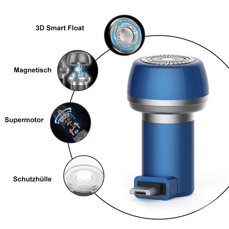 Reise Mini USB Elektromagnetischer Rasierer