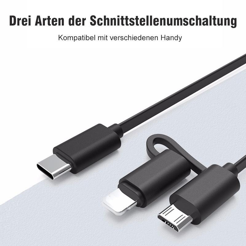 3-in-1 skalierbares KFZ-Ladegerät (Zigarettenanzünder im Auto)