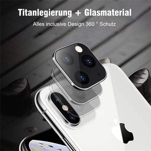 Sekunden ändern 11 Pro Metall-Glaslinsen Abdeckung für iPhone