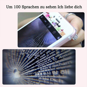 100 Sprachen sagten: Ich liebe dich