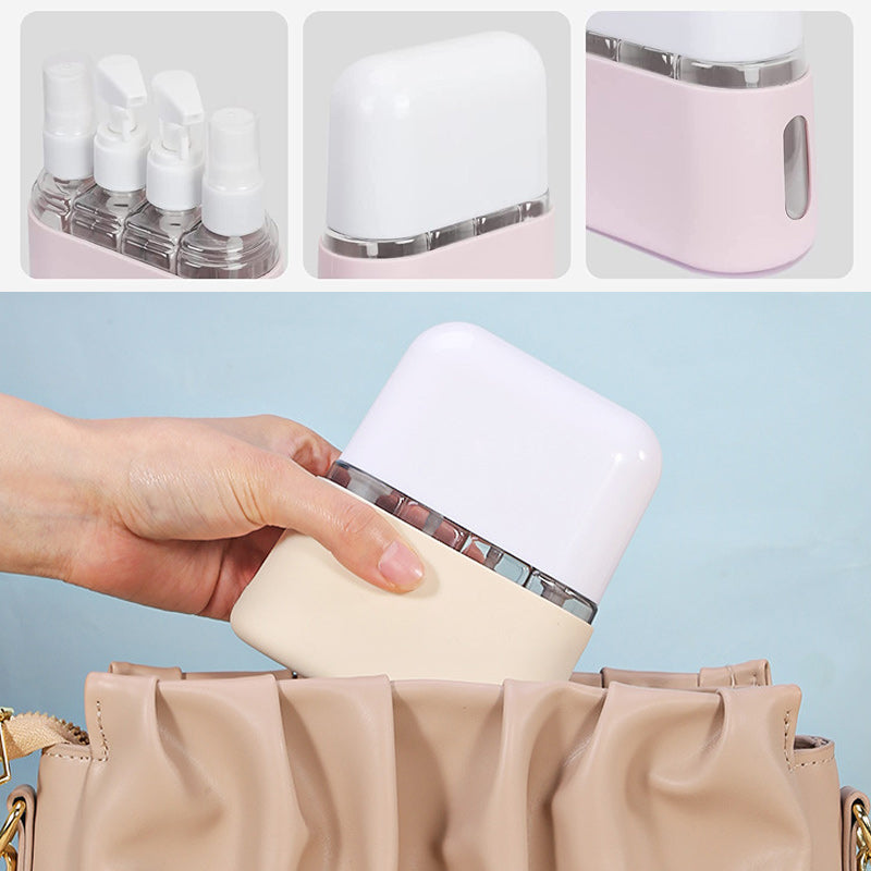 Vorverkauf>>Tragbares Reiseflaschen-Set mit Shampoo-Spender
