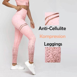 Nahtlose Anti-Cellulite Kompressions-Leggings