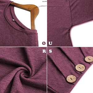 Lässiges Langarm Rundes Hals-Shirt Für Frauen