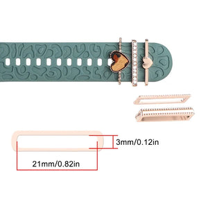 Apple Watch Band mit Metallbesatz