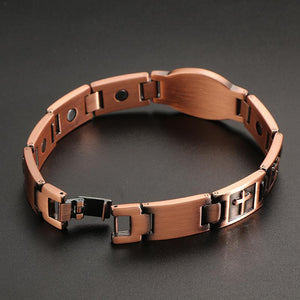 Kupfer Kreuz Armband