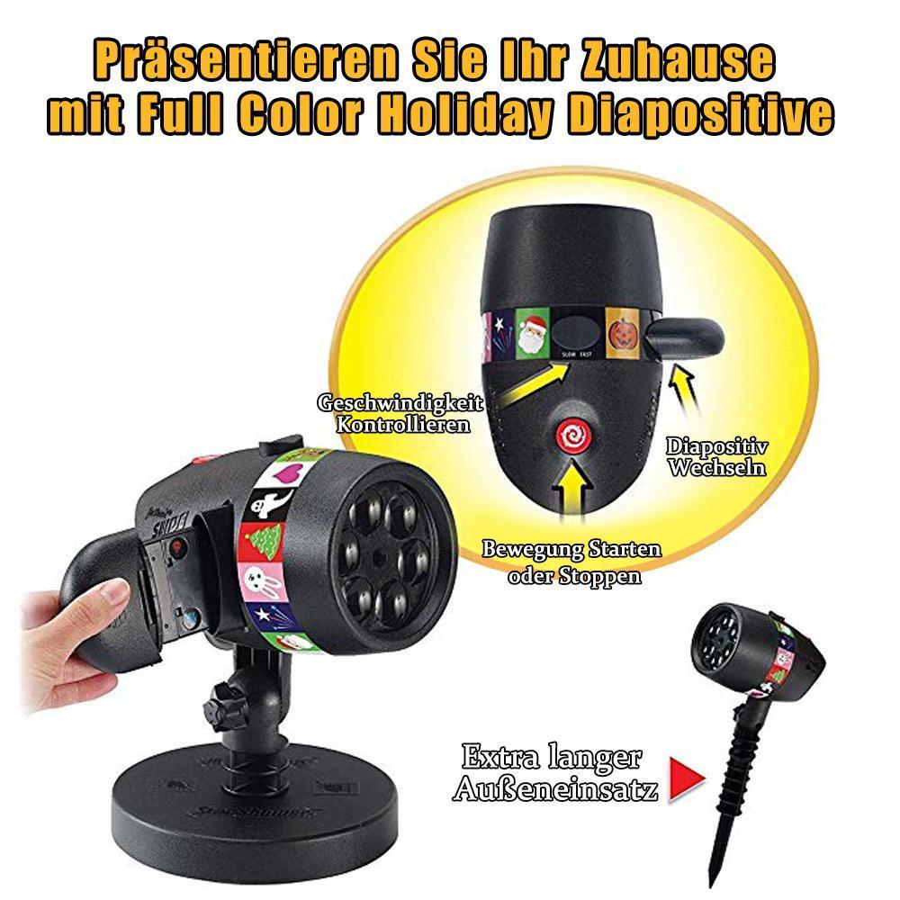 DIA-SHOW mit 12 Full Color Holiday Diapositive