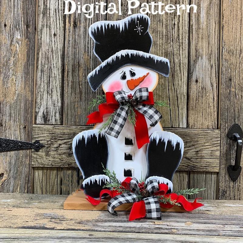 Weihnachten Schneemann Dekoration Handwerk