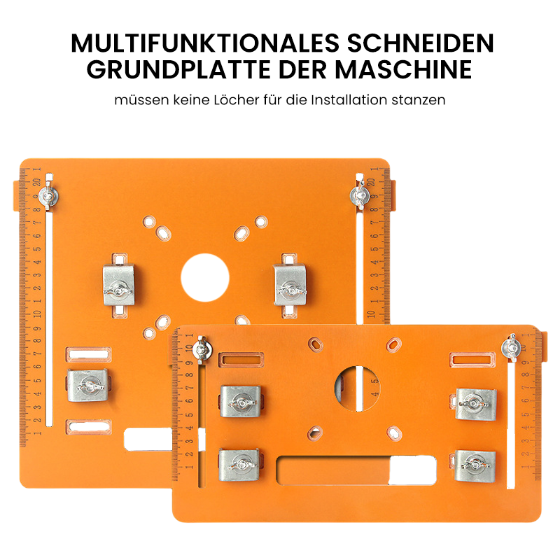 Grundplatte der Schneidemaschine