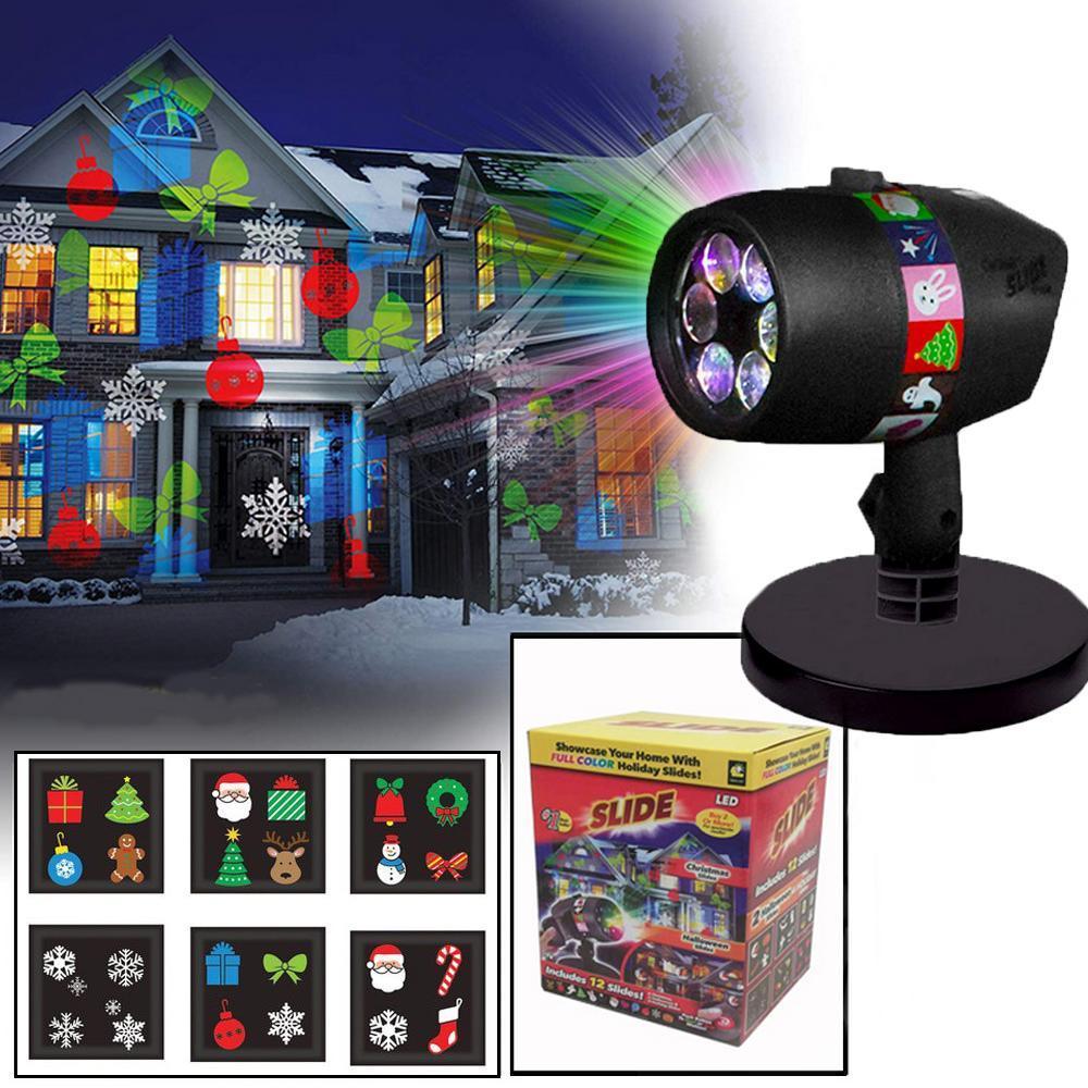 DIA-SHOW mit 12 Full Color Holiday Diapositive