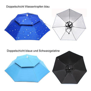 Doppellagiger tragender Regenschirm