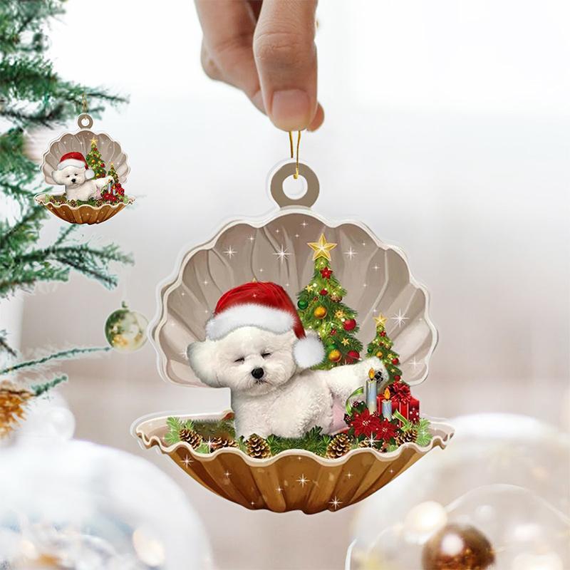 Weihnachtsdekoration Muschelanhänger aus Acryl
