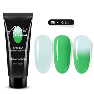 Farbwechselndes Nagelverlängerungsgel
