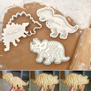 Dinosaurier Ausstechform Set - 3 Muster