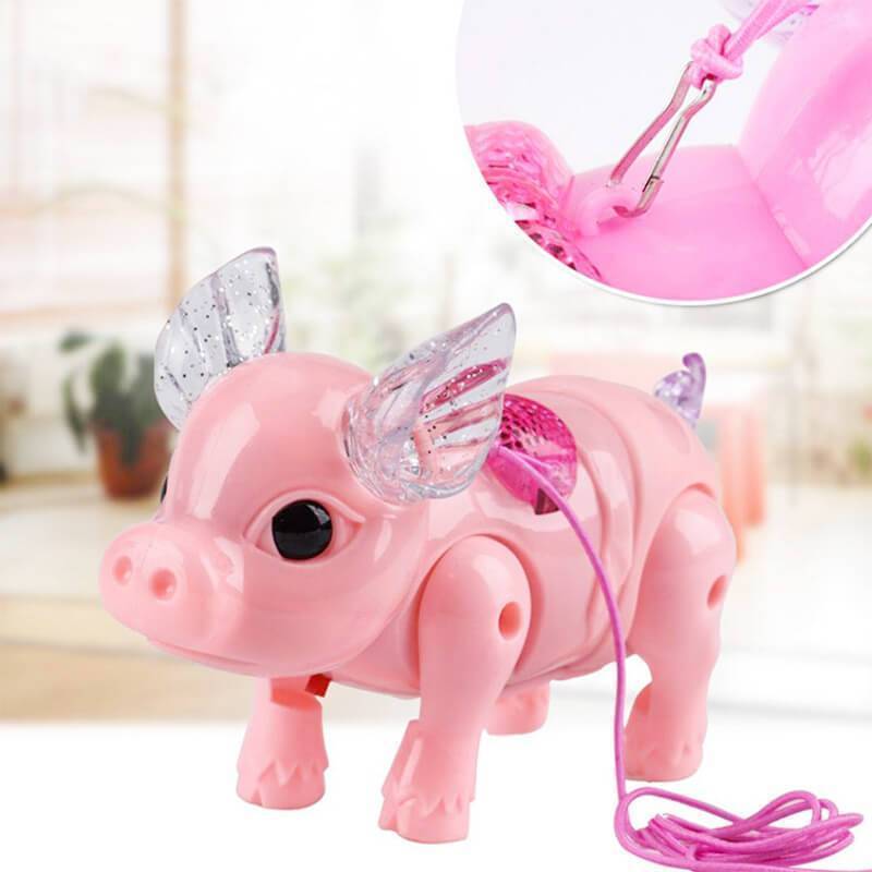 Gehendes Schwein mit Musik und Licht-elektrisches Spielzeug