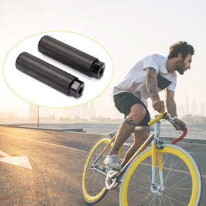 Hinterradpedal des Mountainbikes