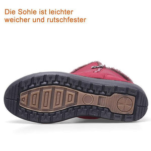 Einfarbige Schneeschuhe mit Reißverschluss