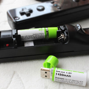 USB wiederaufladbare AA-Batterien