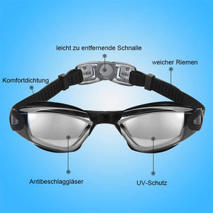 Keine undichte Anti-Nebel-UV-Schutz Triathlon-Schwimmbrille