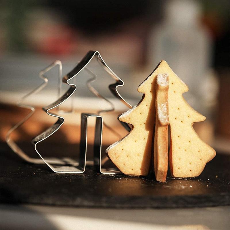 Weihnachtsplätzchenform aus rostfreiem Stahl