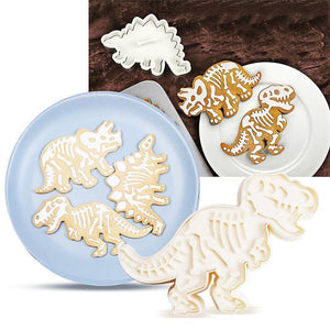 Dinosaurier Ausstechform Set - 3 Muster