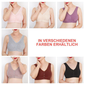 Sommer dünner BH mit vorderer Knöpfe, 2 Stücke