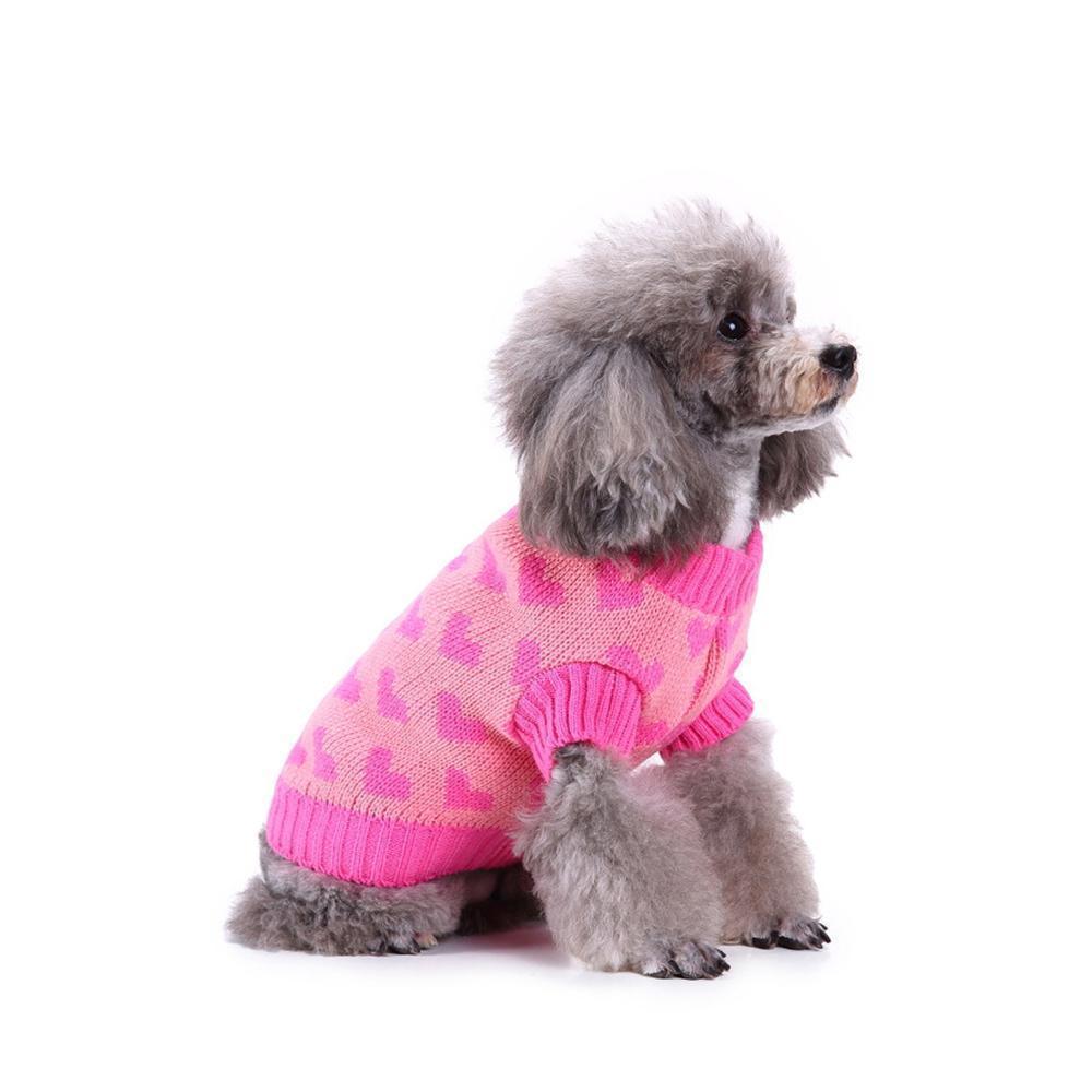 Weihnachtsschneeflocke Warmer Pullover für Hunde