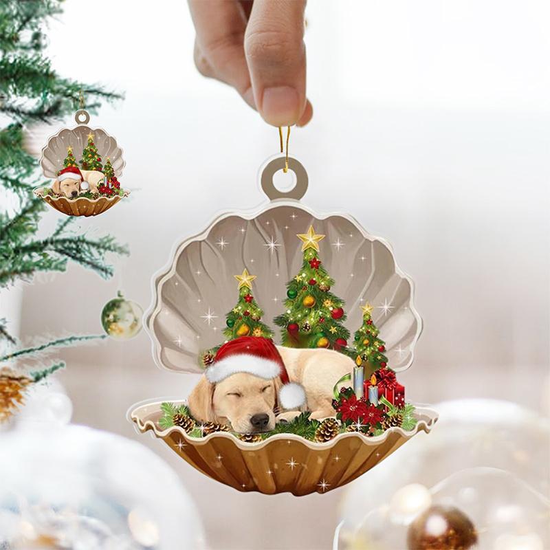 Weihnachtsdekoration Muschelanhänger aus Acryl
