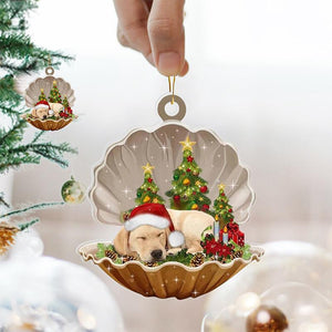 Weihnachtsdekoration Muschelanhänger aus Acryl