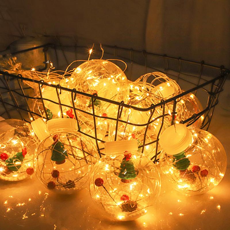 Weihnachten Vorhang Wunsch Ball Lichterkette