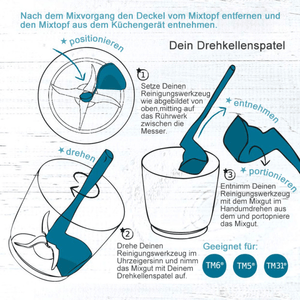 Praktischer Drehspatel für Küche